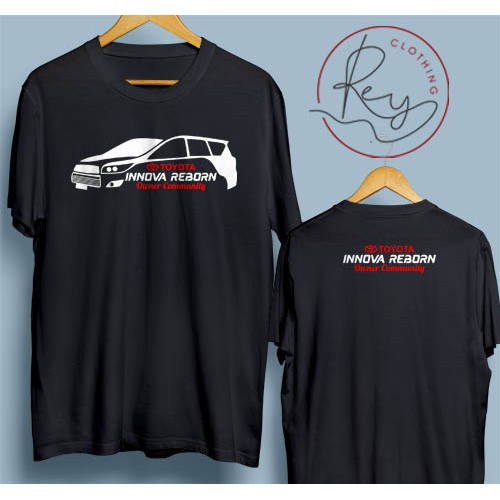 Kaos Distro Club Mobil - Toyota Innova Community - 100% Cotton Combed 30s black