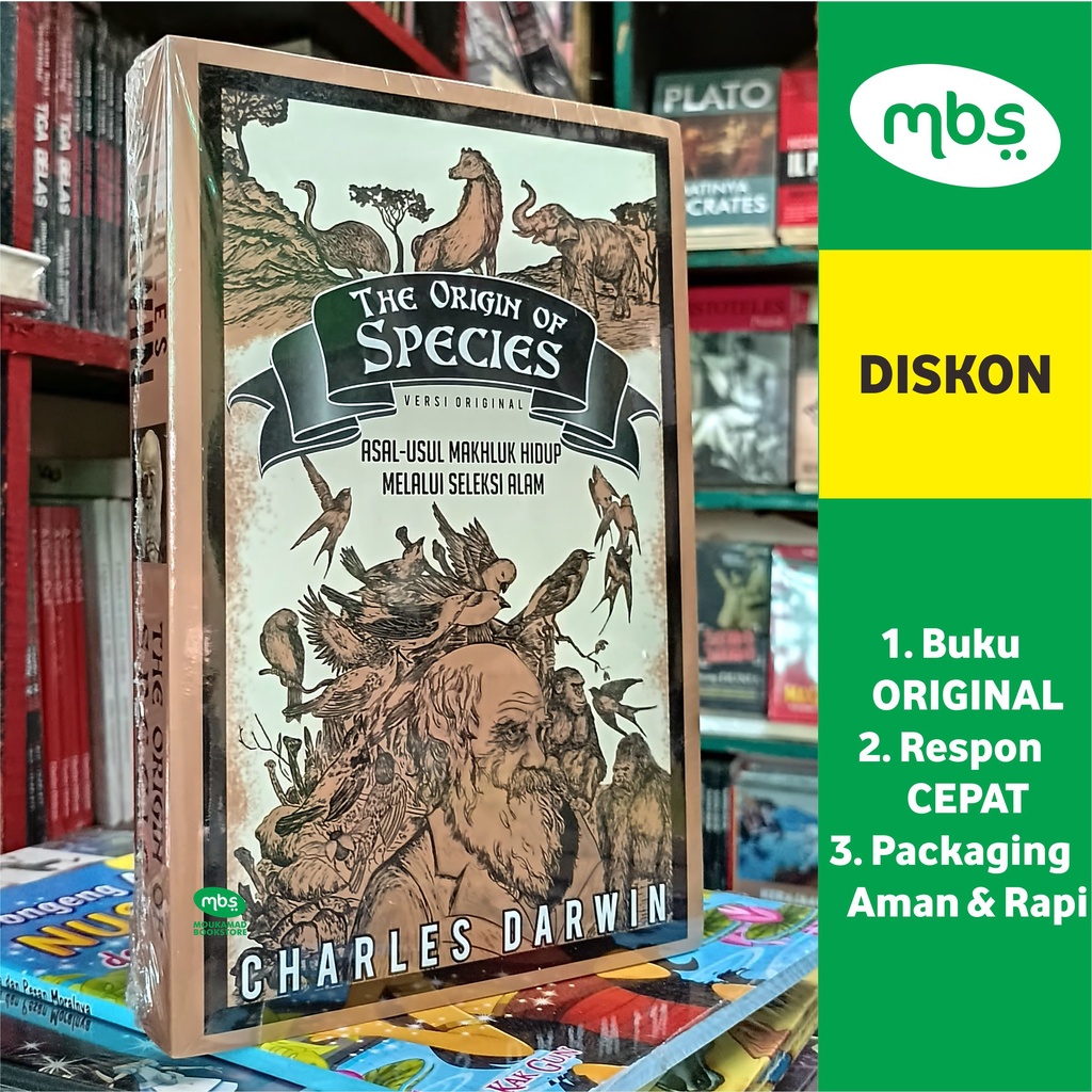

BUKU THE ORIGIN OF SPECIES - Asal-Usul Makhluk Hidup Melalui Seleksi Alam - Charles Darwin