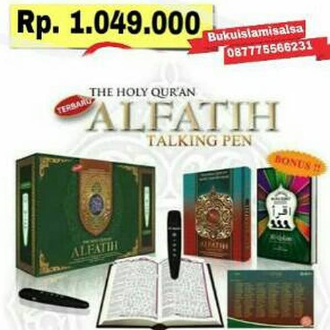 Produk Terlaris The Holy Quran Alfatih Talking Pen 1 Set