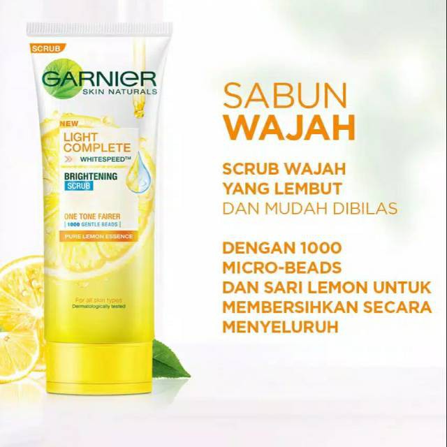 Garnier Light Complete Scrub 100ml