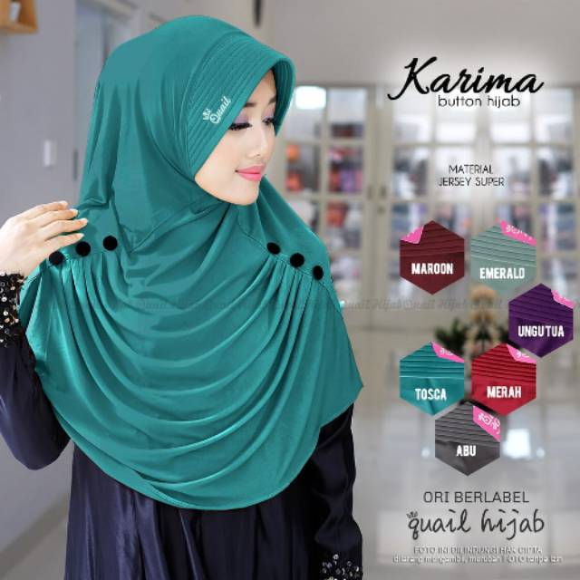 Kerudung KARIMA Original Quail