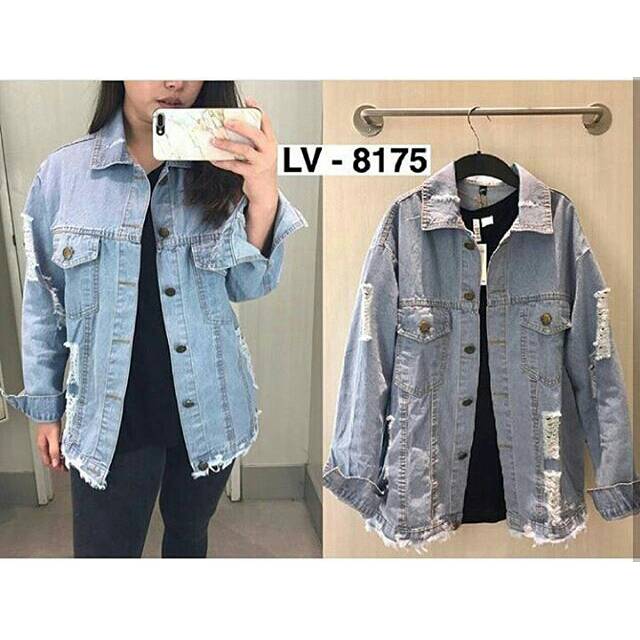 JAKET JEANS WANITA BERSKHA JEANS