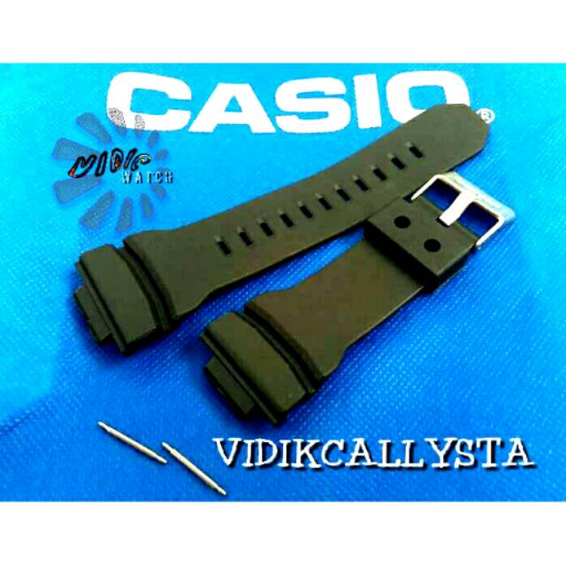 STRAP TALI CASIO G-SHOCK GSHOCK GA 100 150 200 201 GLX150 G GW GWX 8900 GRATIS PEN FREE SPRING BARS