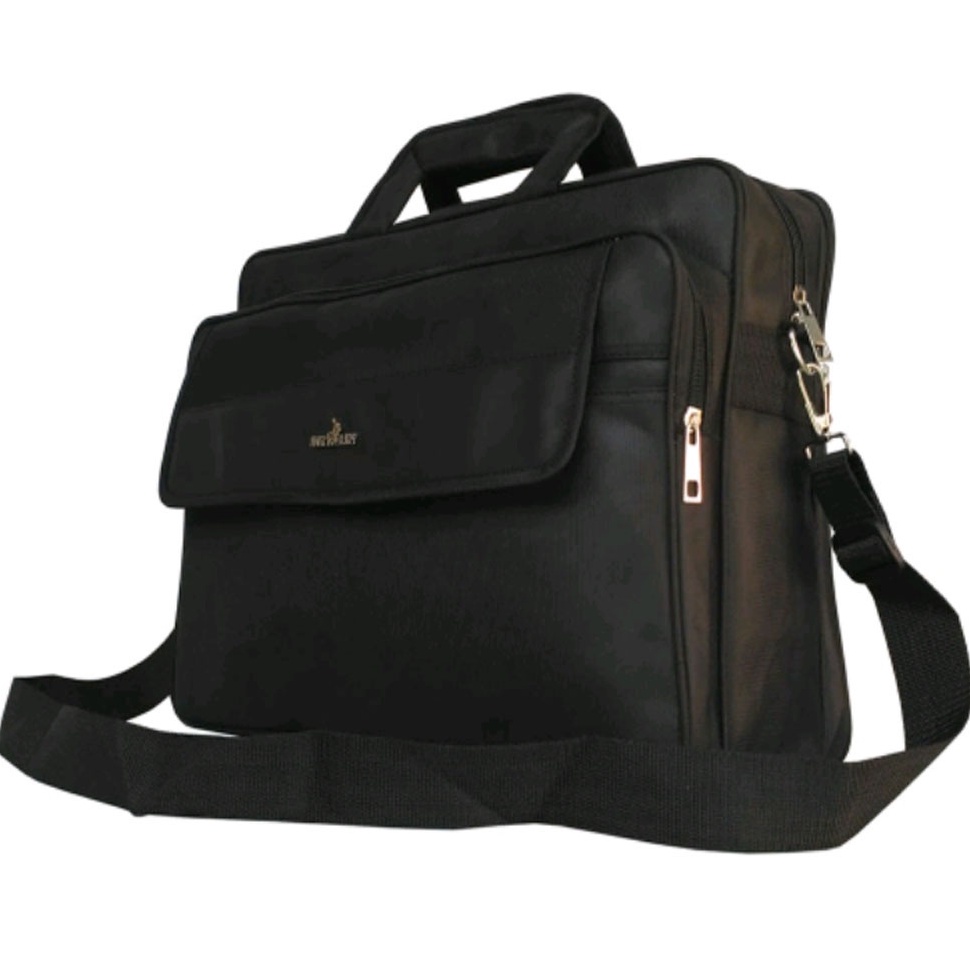 SOPE 1.1 BIG SALE!!! Polo Star Tas Kantor Laptop Tutup 2in1 Selempang Tenteng Multi Fungsi PL 2136 17 - Original Black