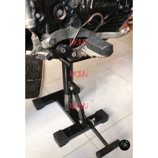 [BEST QUALITY] JACKSTAND PADDOCK TRAIL CROSS UNIVERSAL / jack stand padok pedok jagrak jagang standar besi trail cross crf klx wr universal