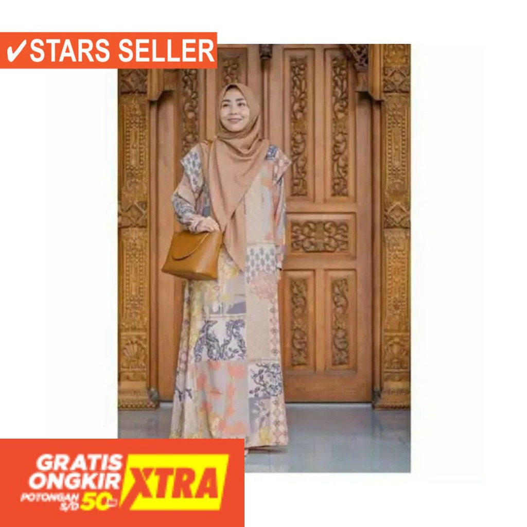 Baju Muslim Terkini Terbaru Wanita Murah Cewe Asli Camara Dress Ria Miranda Fashion Muslim Gamis Shopee Indonesia