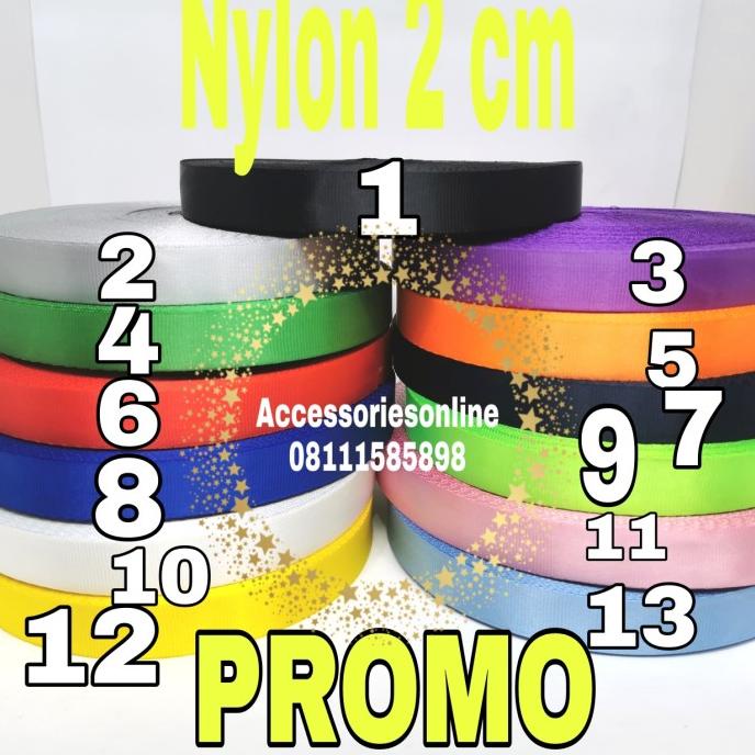 

BISA BAYAR DITEMPAT PROMO!!! Tali Id Card / Lanyard nylon / Id Card Nylon 2 cm Per Roll TERBAIK Kode 1177