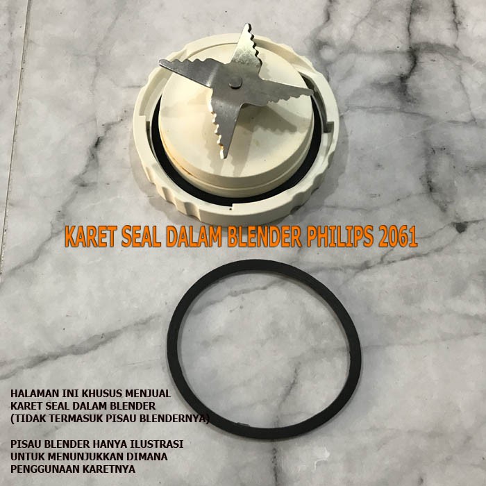 Seal Karet Mounting Jus Pisau Blender Philips Anti Bocor 2061 2071 2115 2116