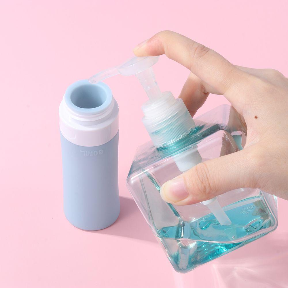 Suyo 60ml Botol Silikon Isi Ulang Sub-Botol Tabung Cuci Tangan Aksesoris Travel