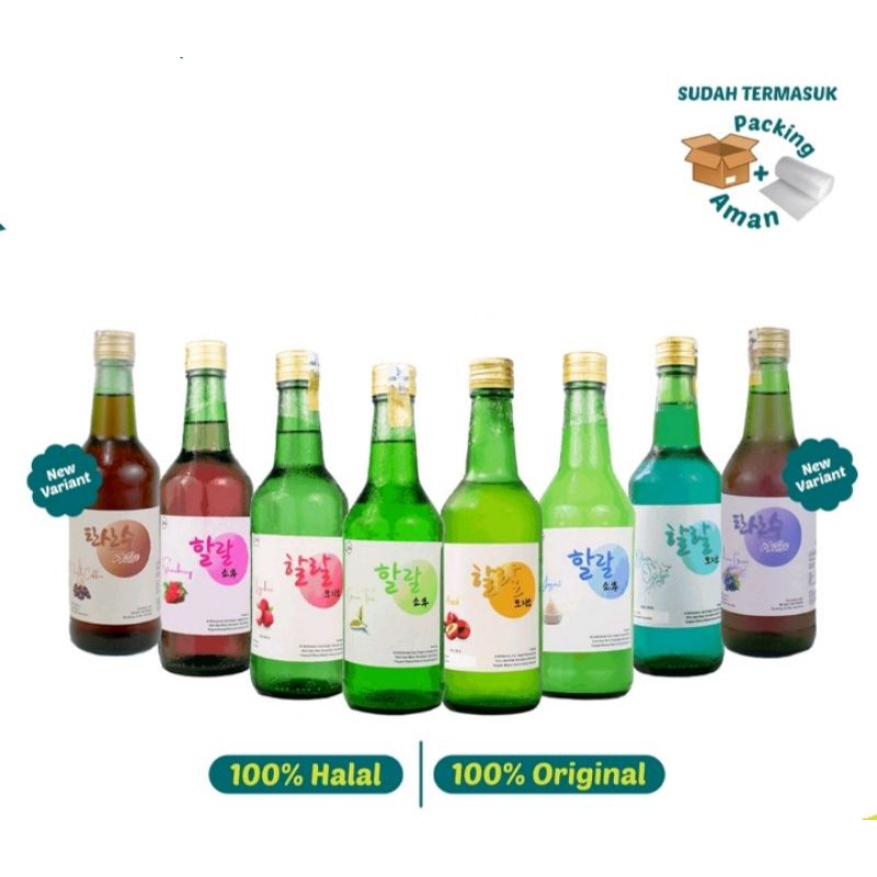 Mojiso Soju Halal Minuman Korea