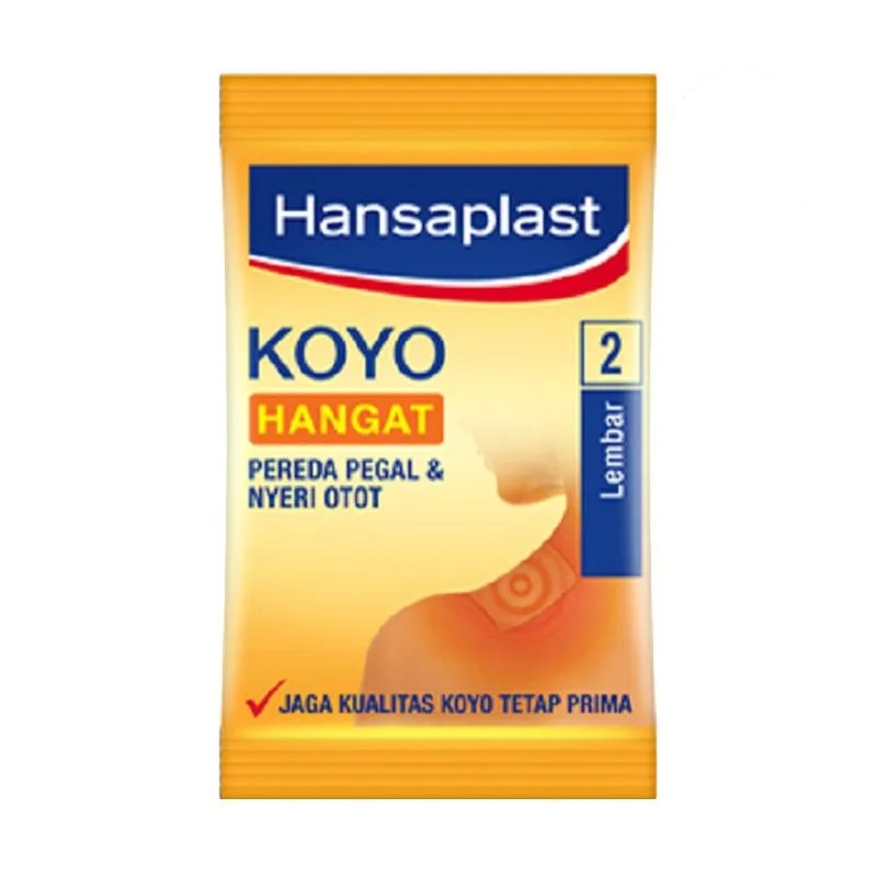 Hansaplast Koyo HANGAT Salonpas koyo pegal Nyeri Otot Nyeri Sendi Sakit Kepala Sakit Gigi koyo cabe