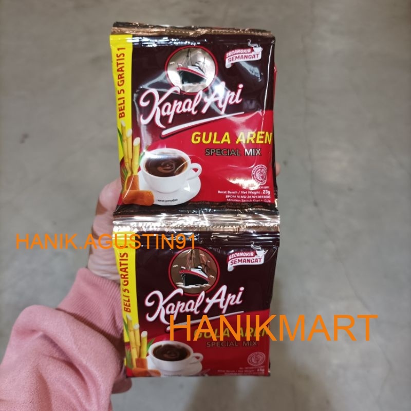 

Kapal Api Gula Aren Special Mix 23 gr x 10 pcs / Kapal Api Kopi Spesial Gula Aren isi Renceng