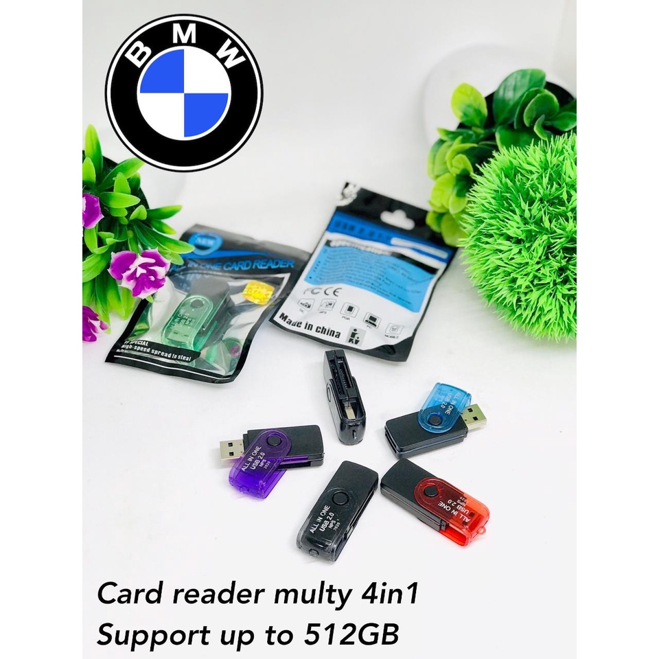 Card Reader multy 4in1  VIBOX ORIGINAL USB CARD READER MICRO SD Transfer Data Transmission Adapter Memory USB