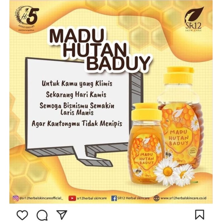 

Madu hutan Baduy SR 12