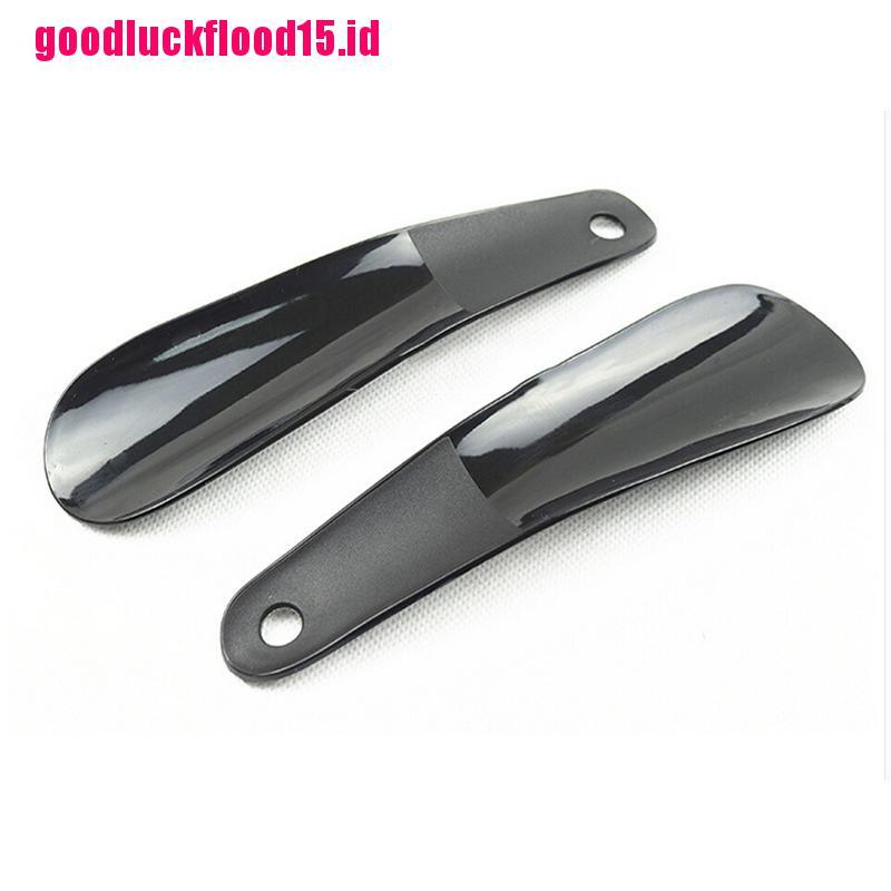 {LUCKID}Professional-Plastic-Shoe-Horn-Lifter-Flexible-Sturdy-Slip-12cm-Shoehorn-Black