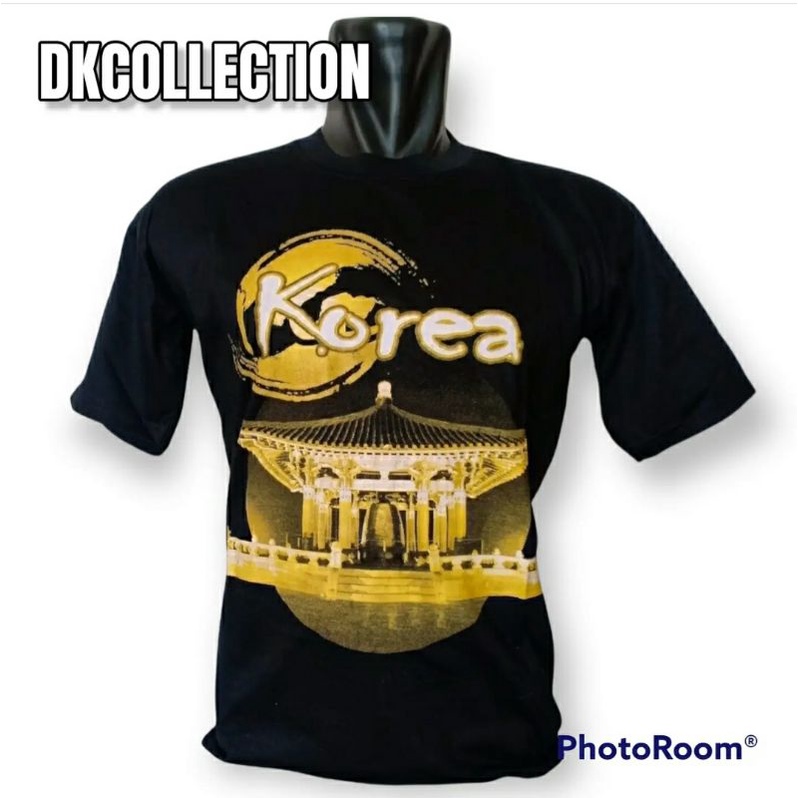 Oleh oleh kaos korea souvenir baju korea  kaos korea hitam korea