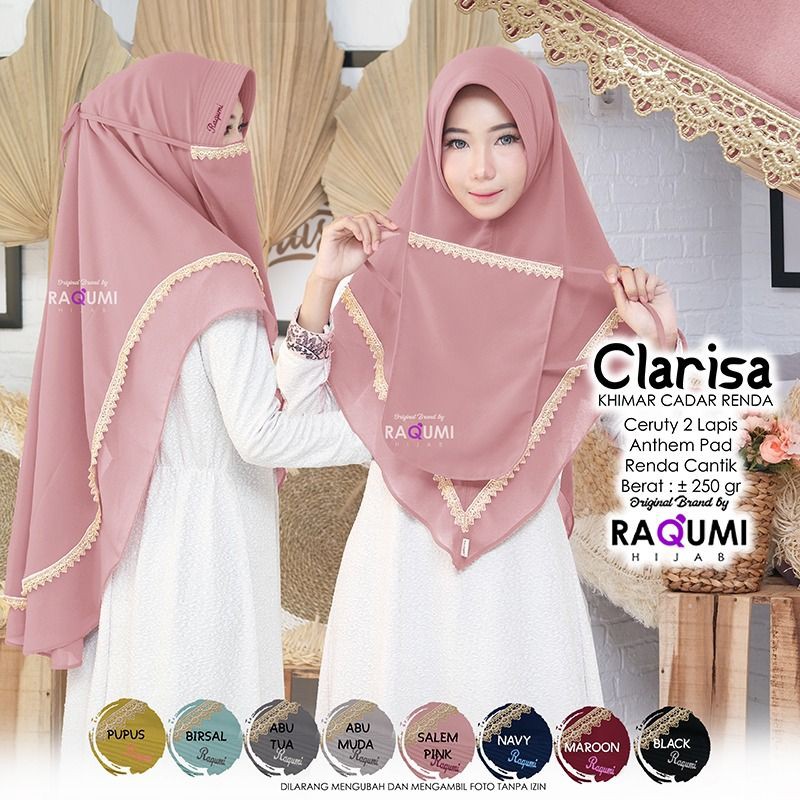 [original raqumi] CLARISA KHIMAR CADAR