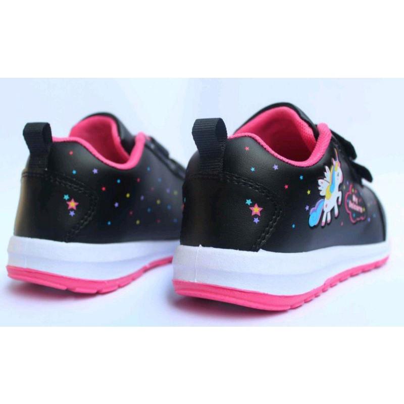 Sepatu Sekolah Anak Perempuan Ando Minicorn Unicorn PAUD TK SD