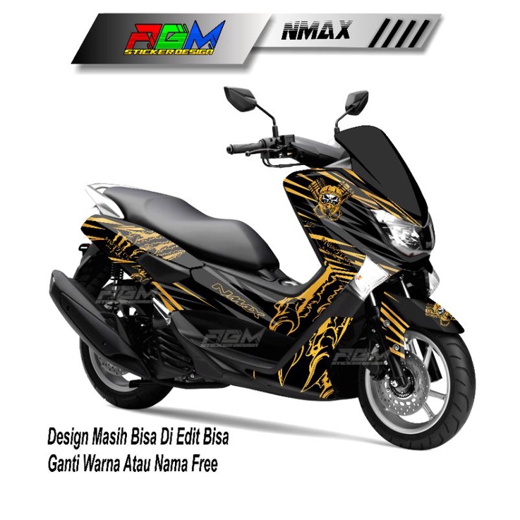 Sticker Decal Nmax Lama Full Body Grafis Cakar AGM 005