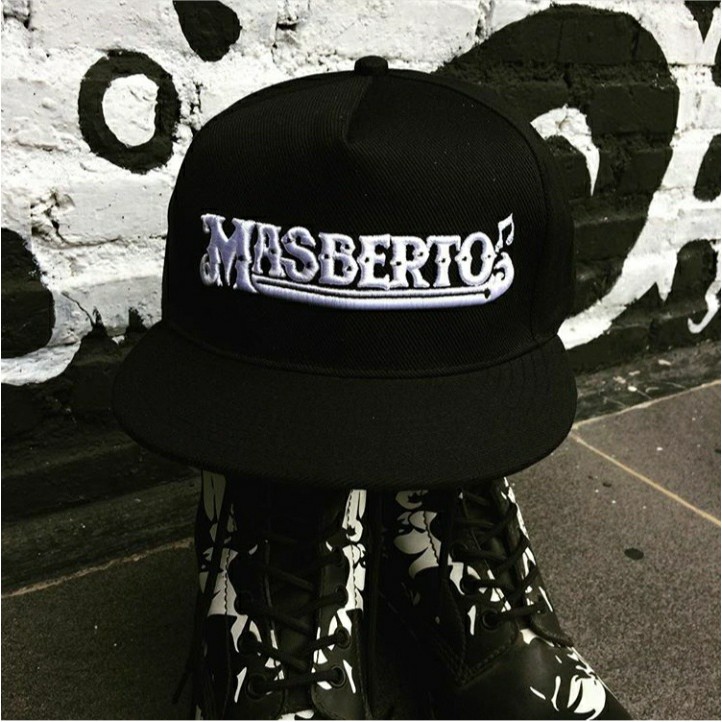 SNAPBACK FONT MASBERTO - MELTING PEOPLE STORE MASBERTO KINGDOM TOPI DISTRO KEREN ORIGINAL PRODUK