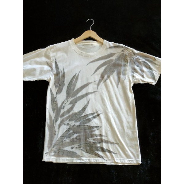 Kaos Ecoprint Vintage Ukuran L Ramban Ayu