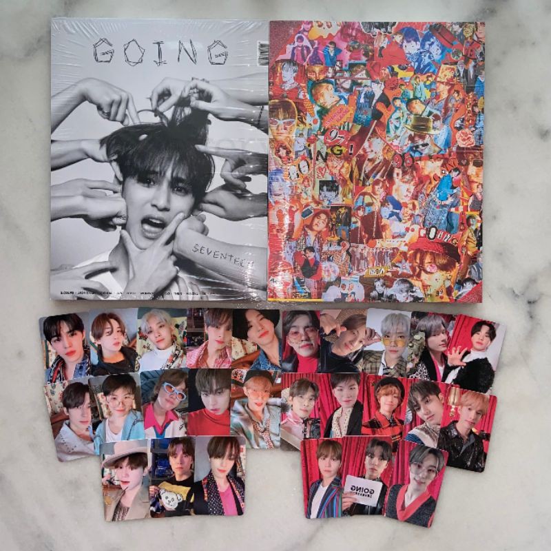 (READY STOCK) SEVENTEEN GOING MAGAZINE REQUEST PC WHITE BLACK SEALED FULLSET WEVERSE EXPRESS UNSEAL