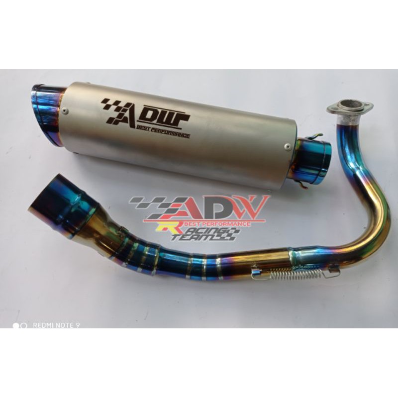 knalpot racing original ADW racing A2 long pcx aerox n-MAX vario beat all matic