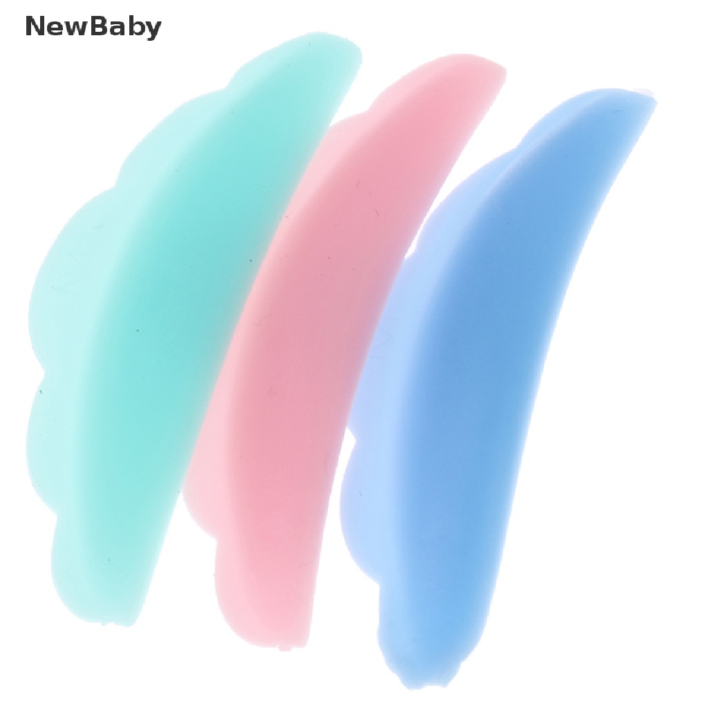 Newbaby 10pcs / Set Pad Silikon Alat Pelentik Bulu Mata