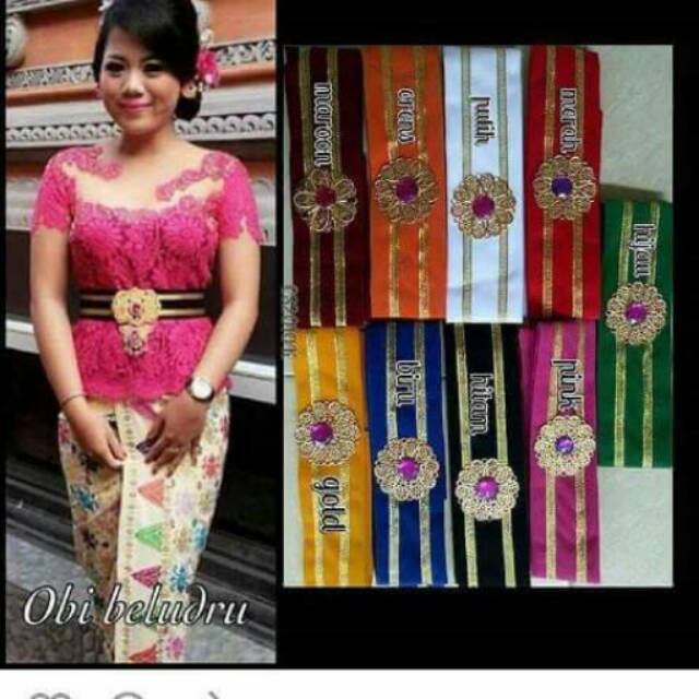 Obi,(ikat pinggang kebaya)