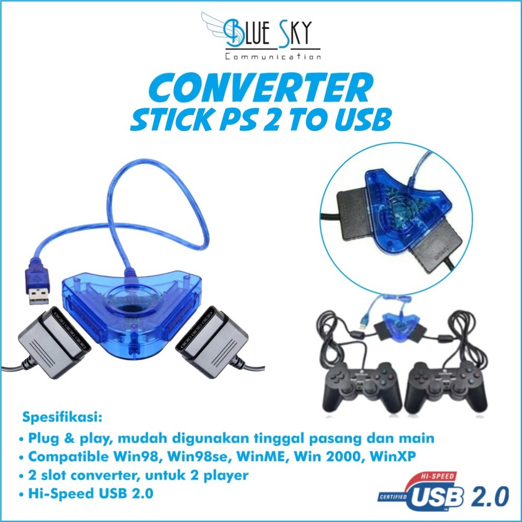 CONVERTER USB STICK PS 2 TO USB GAME GAMING