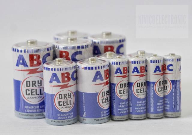 Baterai ABC tanggung tipe C 1.5v