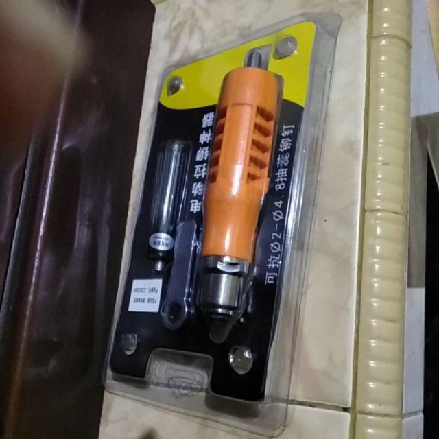 Adapter Rivet Elektrik Tanpa Kabel Untuk Alat Pertukangan