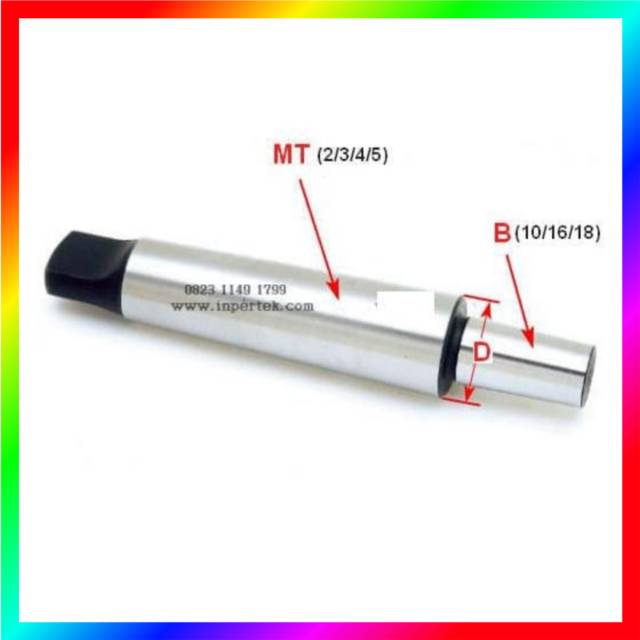 MT2 B16 AS CHUCK ARBOR KEPALA MESIN BOR DUDUK DRILL 13mm