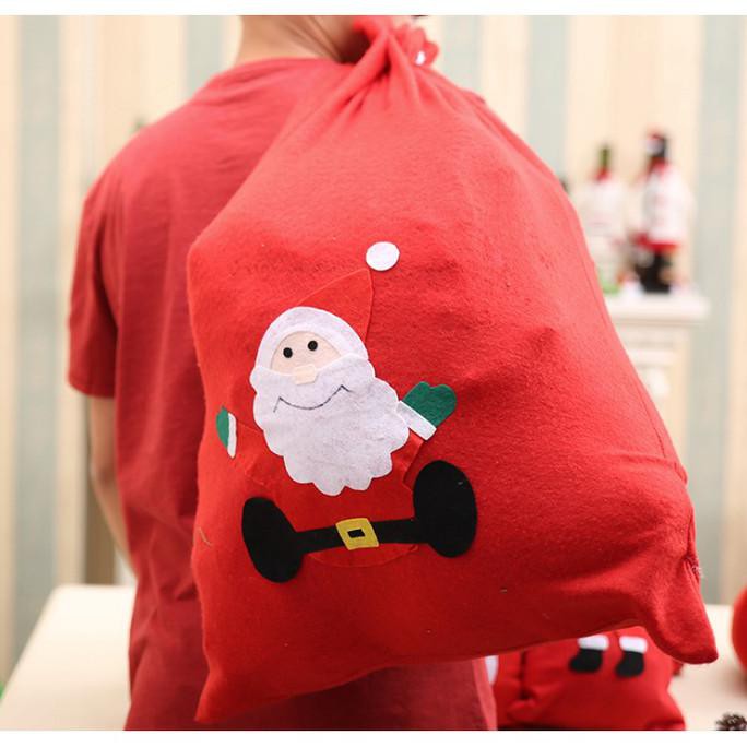 

kantong kain XXL bingkisan natal tas souvenir x'mas kantong kado natal
