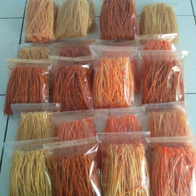 

Mie lidi/ camilan/ makaroni/ makanan ringan/ lanting/ hazna camilan