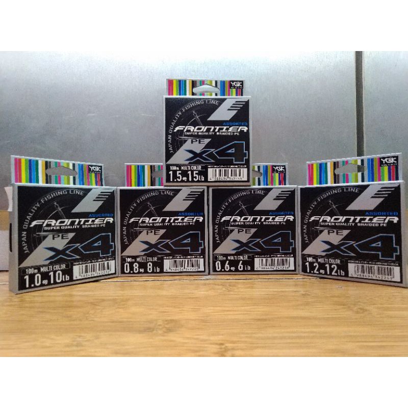 Senar YGK FRONTIER X4 Multi color