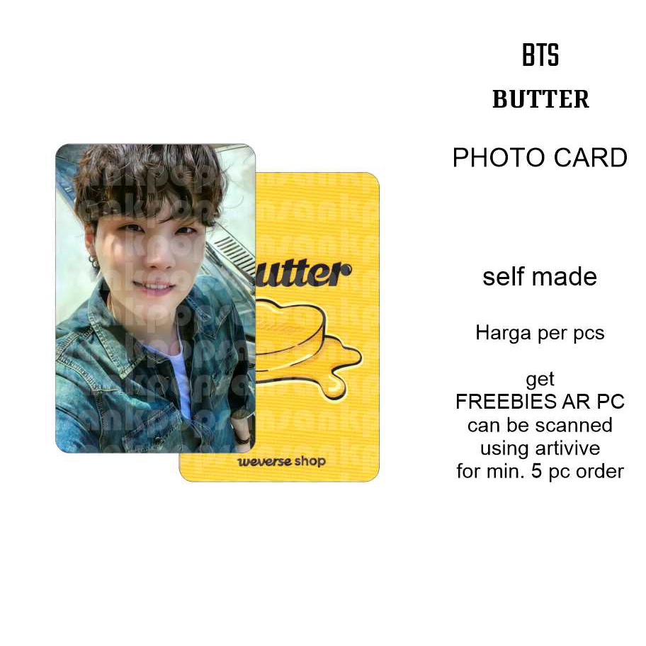 photocard bts bangtan BUTTER