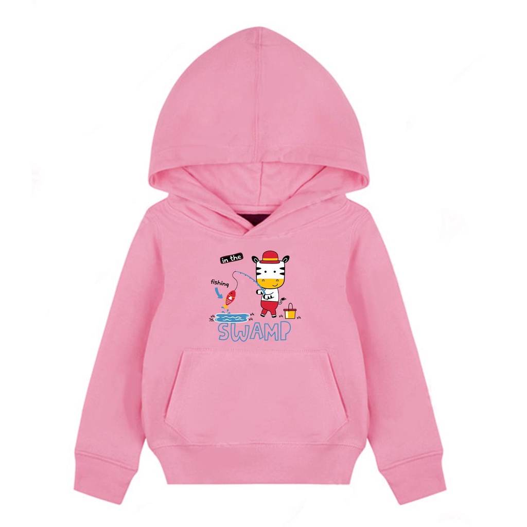 Hoodie Anak Swamp Sweater Pakaian Fleece Anak M - XL