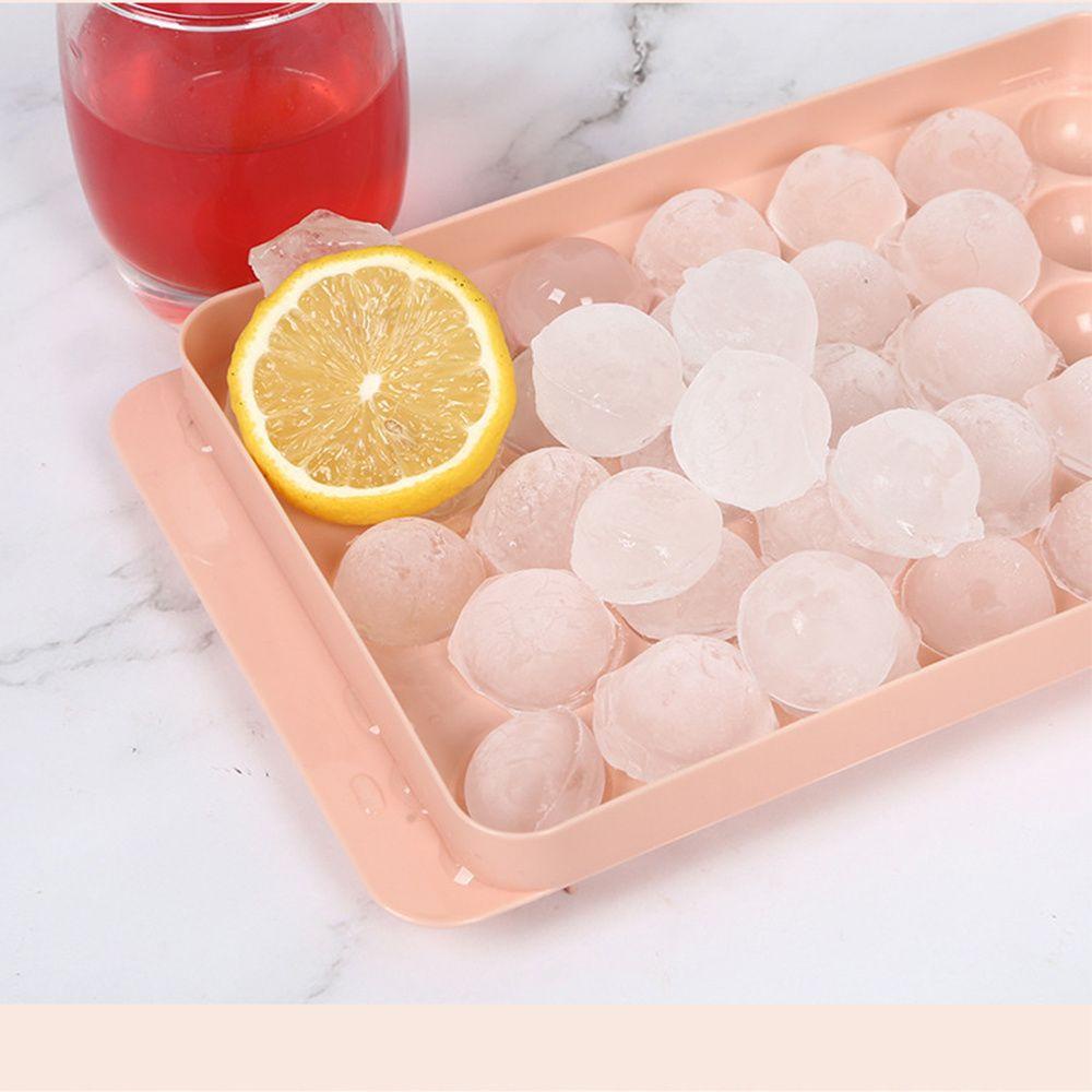 Solighter Cetakan Es Batu 18/33kisi Dengan Tutup Ice Maker Balls Mould