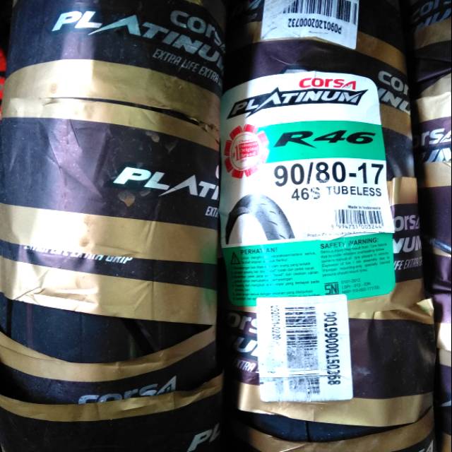 Ban tubles Corsa r46 (soft compound) UK.90/80.17 free pentil