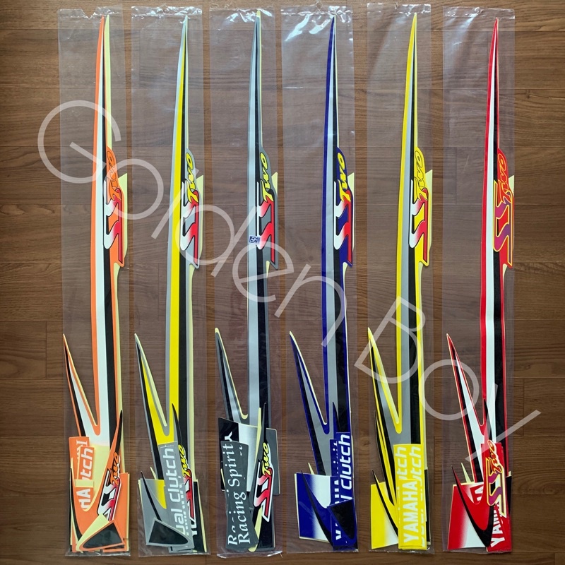 Striping Fiz R SS Two Sticker Fiz R SS Two Stiker Fiz R SS Two Lis Polet Body Yamaha FIZ R F1Z R SS 