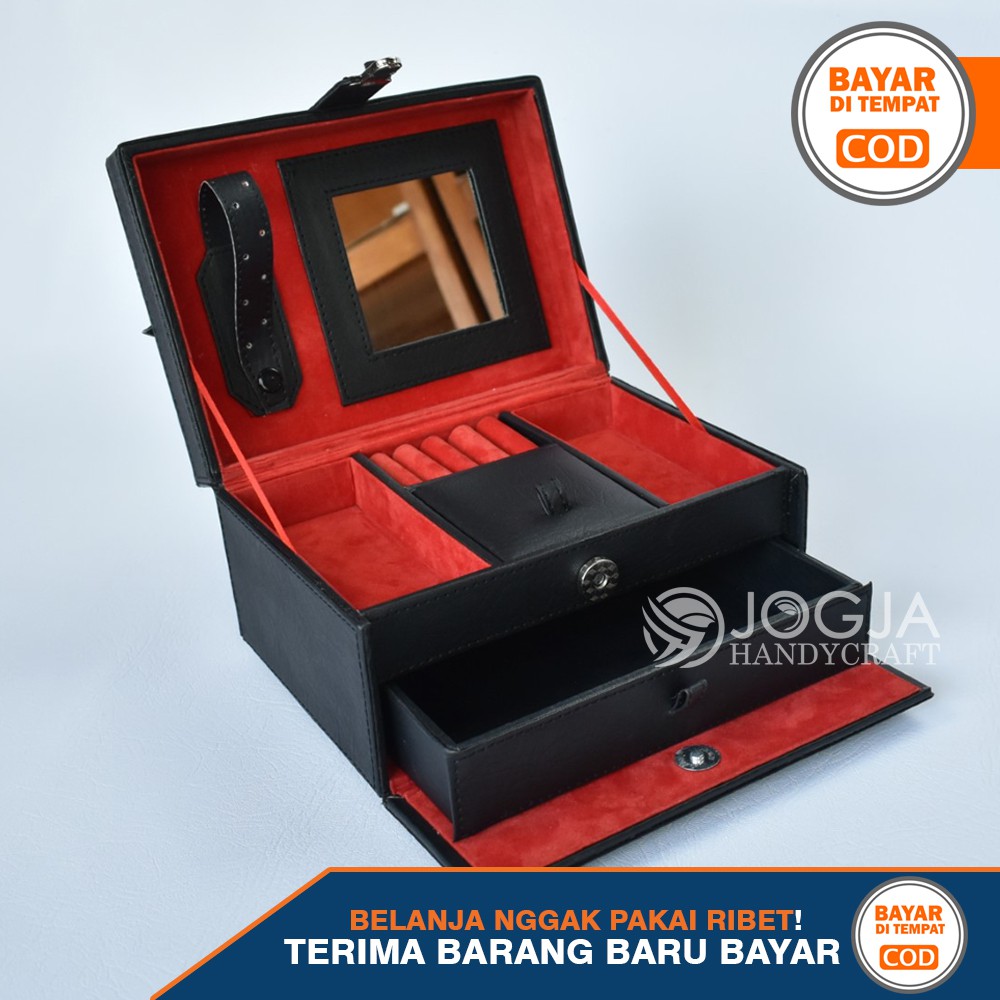 Kotak Tempat Perhiasan &amp; Aksesoris Cincin Gelang Kalung / Jewelry Box