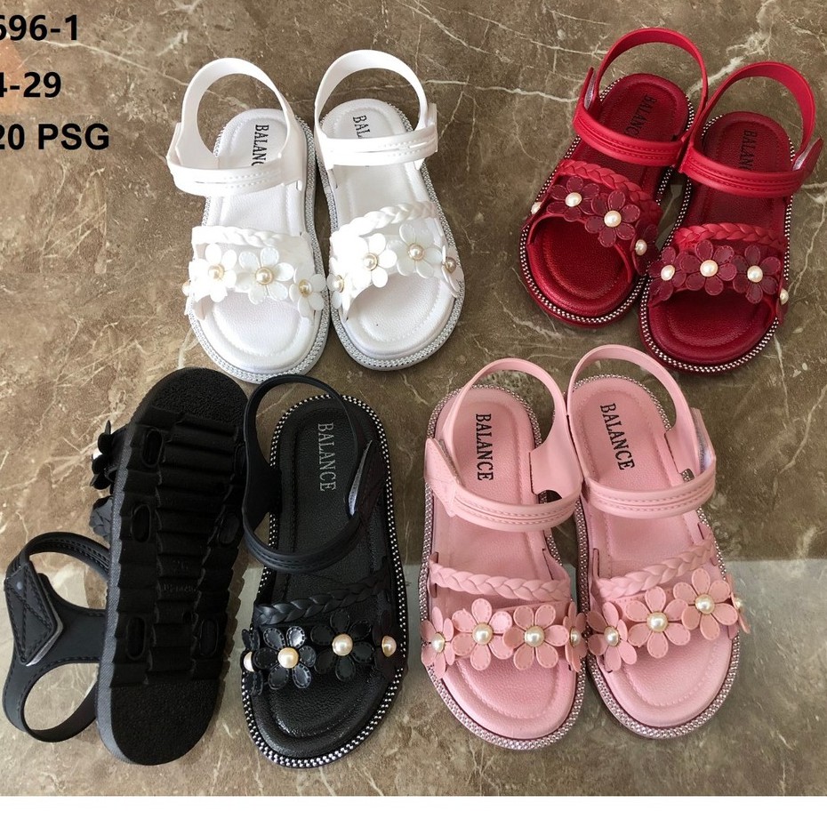 Sandal Anak Perempuan Jelly Tali hys LEVI 6691 - 1 / Sandal import karet Pvc Balance Tebal