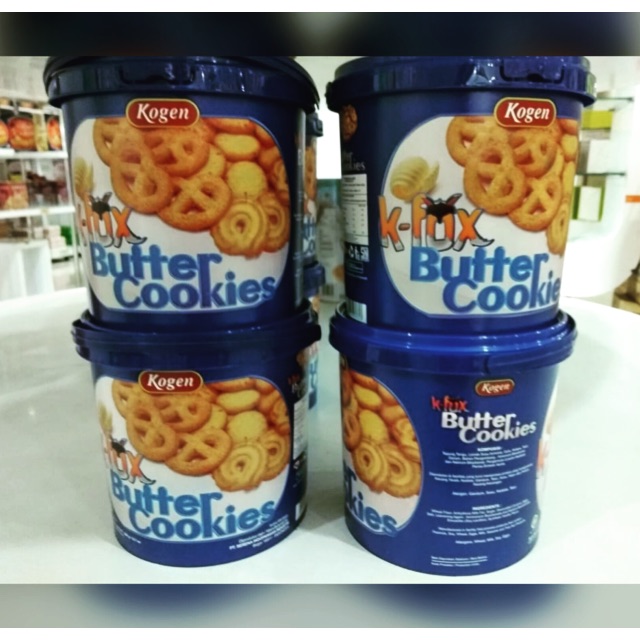 

Serena K-fox butter cookies kaleng pelastik