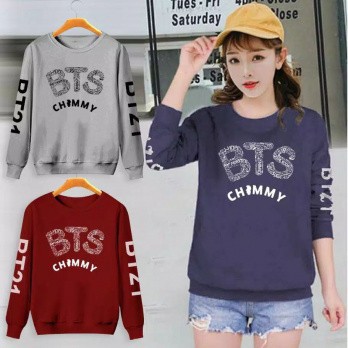 TBI Sweater BTS BT21 Chimmy Baju Sweater Bangtan K-Pop EXO Korean Style