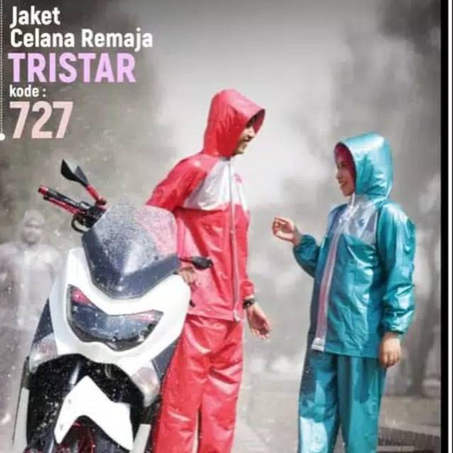 Jas Hujan Remaja Tristar Plevia 727 / Jas Hujan Remaja Murah Laris / Jas Hujan Smp / Mantel Unisex