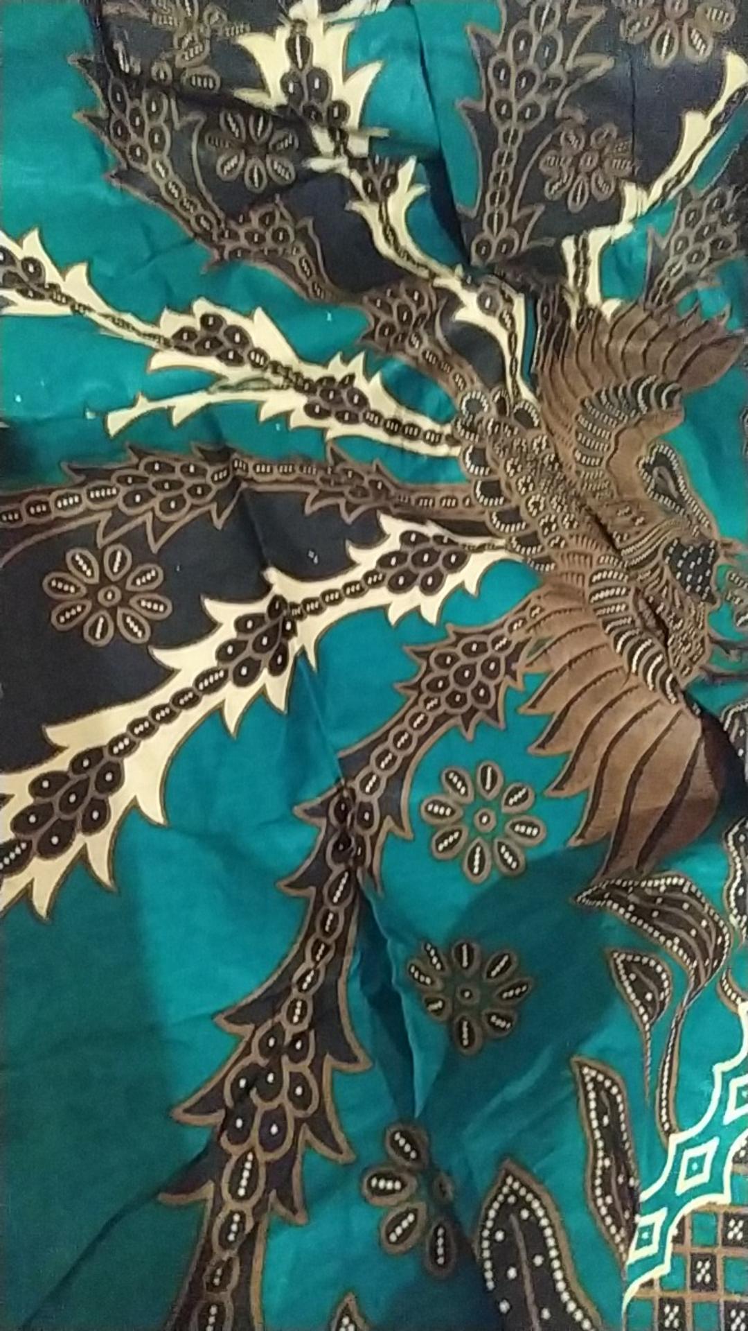 Kemeja Batik Pria Lengan Panjang Size M L Xl Xxl  Bswart Batik Hrb026 Kenongo Hem Panjang Pad