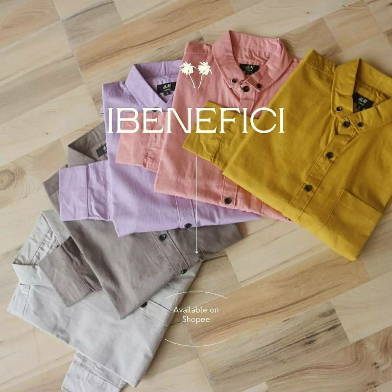 Kemeja Polos Pria Lengan Panjang Hijau Army Kemeja Polos Slimfit