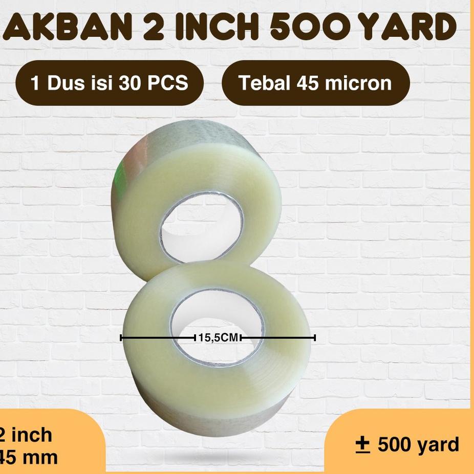 

Recomend Lakban Solatip Isolasi OPP Bening 2 Inch 45mm x 500 Yard 45mic MURAH
