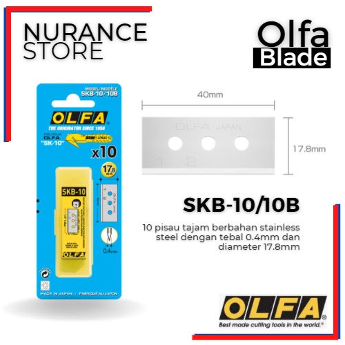 

REFILL BLADE OLFA SKB-10/10B UNTUK CUTTER OLFA SK-10